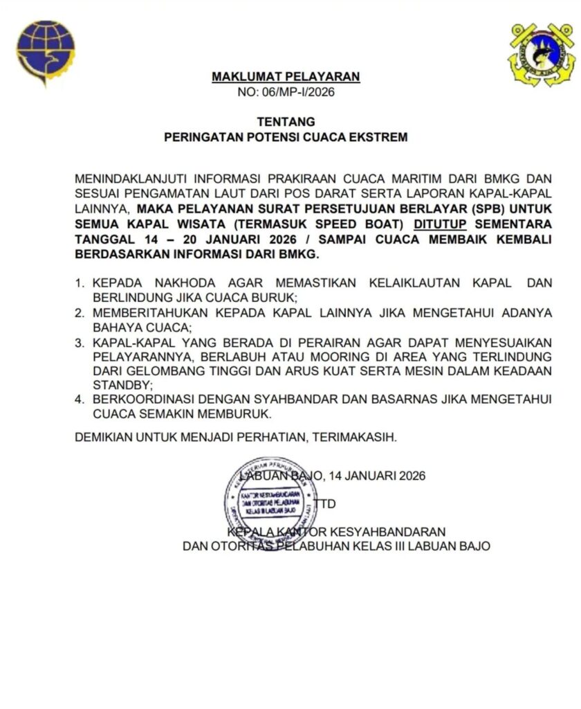 pelayaran wisata Labuan Bajo