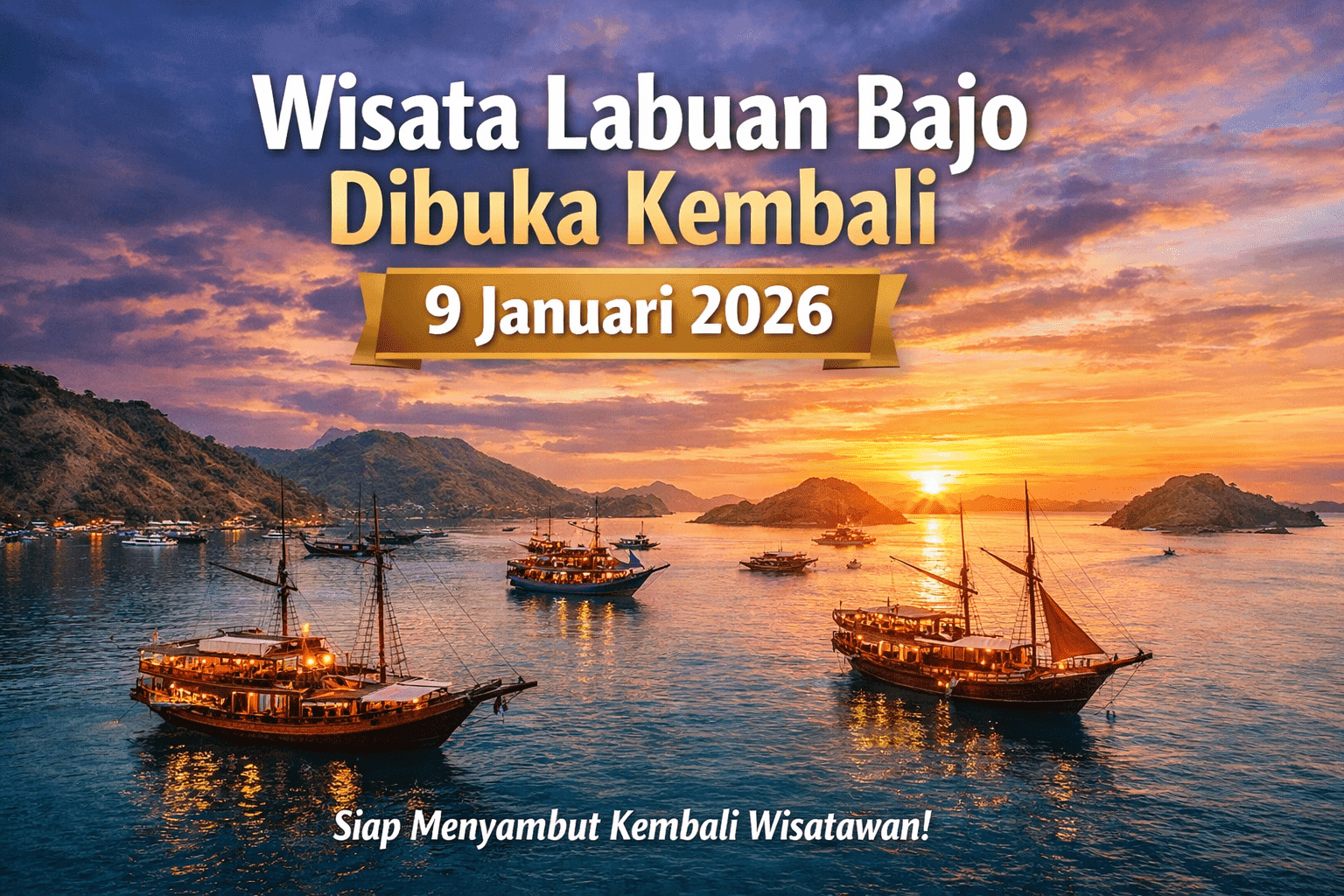 wisata labuan bajo buka kembali