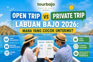 open vs private trip labuan bajo